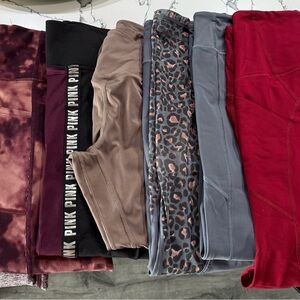 Victoria's Secret Purple and Blue Leggings Collection